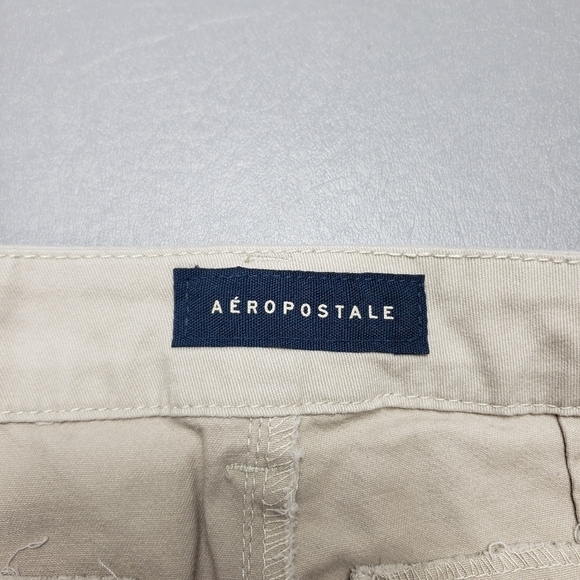 Aeropostale skinny light tan uniform pants women's size 0 - Picture 6 of 12